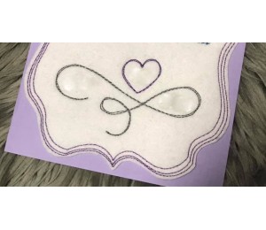 Stickserie - Unendliche Liebe Doodle